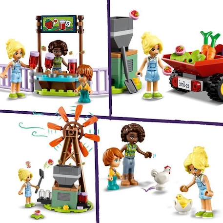 LEGO® 42617 Friends Le Refuge des Animaux de la Ferme, Jouet de Ferme avec 3 Figurines et 5 Animaux, plus un Tracteur MARRON 4 - vertbaudet enfant 