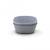 Lot de 2 bols carrés Gris Nuage - Repas bébé - Mushie GRIS 1 - vertbaudet enfant 