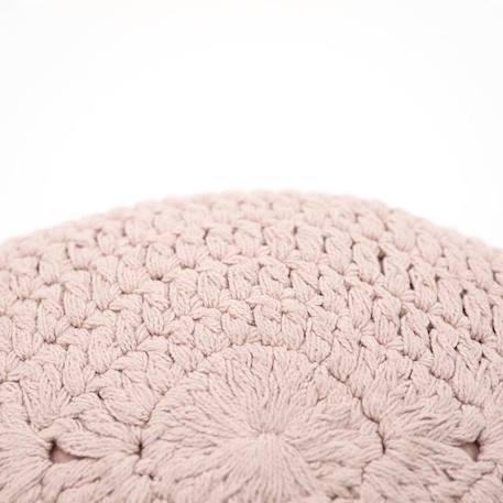 Coussin crochet PLUME ROSE NUDE - Nattiot ROSE 4 - vertbaudet enfant 