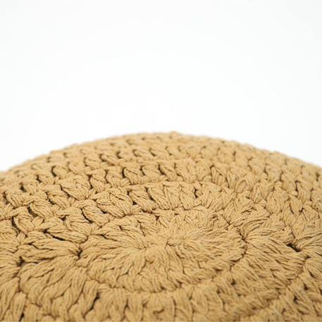 Coussin crochet PLUME MOUTARDE - Nattiot JAUNE 4 - vertbaudet enfant 