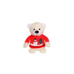 Jouet-Premier âge-Peluches-Gipsy Toys - Les Amis "Pull Moche" - Ours - 24 cm - Pull Rouge