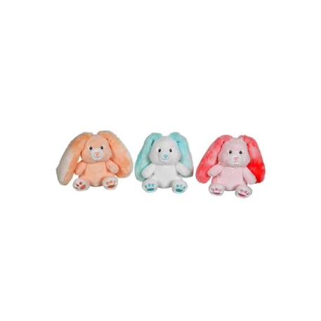 Lapin Fluffy - Rose - 15 CM ROSE 2 - vertbaudet enfant 