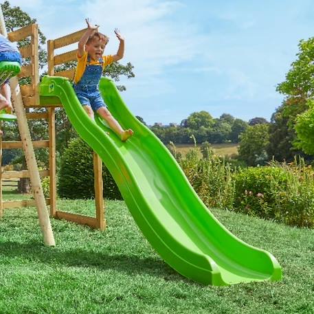 Glissiere 2.5M Tp Double Vague Pour Enfants - Dès 3 Ans Dim L250 X L48 X H22 VERT 2 - vertbaudet enfant 