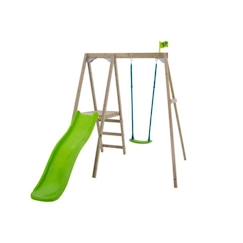 Jouet-Jeux de plein air-Jeux de jardin-Station tamaris tp toys balancoire / toboggan / kit d'ancrage h.200 cm