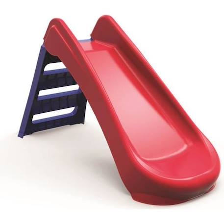 Toboggan Pliant En Plastique Junior - Rouge/Bleu - 1,31 X 0,48 X 0,72 M ROUGE 1 - vertbaudet enfant 