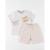 Pyjama 2 pièces en jersey chiné/sable BEIGE 1 - vertbaudet enfant 