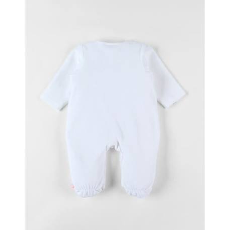 Pyjama naissance 1 pièce éléphant en jersey BLANC 2 - vertbaudet enfant 