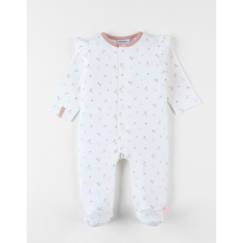 Pyjama 1 pièce fleuri en jersey  - vertbaudet enfant