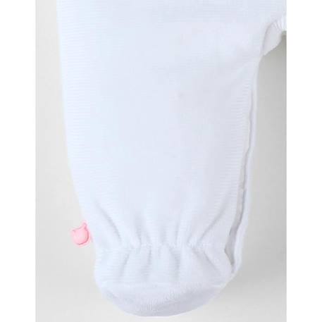 Pyjama naissance 1 pièce éléphant en jersey BLANC 3 - vertbaudet enfant 