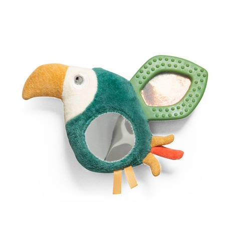 Hochet d'activité avec miroir Tully le toucan - Vert - Bébé - Sebra VERT 1 - vertbaudet enfant 