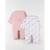 Ensemble de 2 pyjamas 1 pièce écru/blush ROSE 2 - vertbaudet enfant 