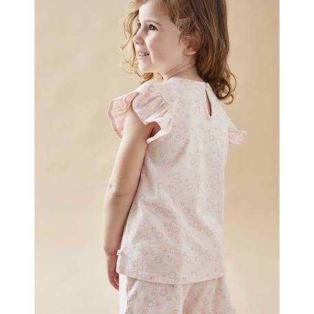 Pyjama 2 pièces à imprimé feux d'artifices ROSE 2 - vertbaudet enfant 