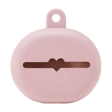 Etui de rangement pour tétines en caoutchouc 100% naturel Powder Rose - HEVEA ROSE 2 - vertbaudet enfant 