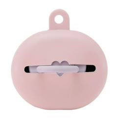 Etui de rangement pour tétines en caoutchouc 100% naturel Powder Rose - HEVEA  - vertbaudet enfant