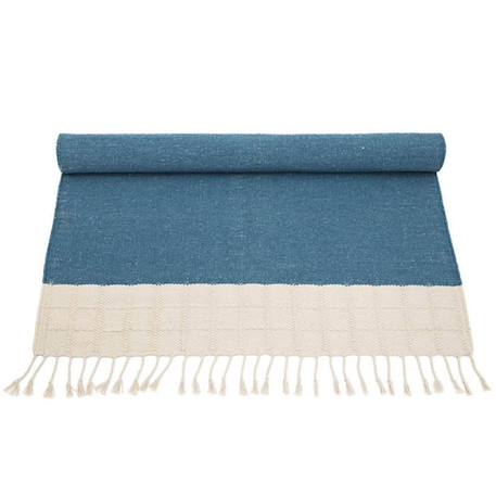 Tapis Coton Lucia Colbert Bleu par Nattiot - 100 x 150 cm - Bleu - 100 x 150 cm MULTICOLORE 4 - vertbaudet enfant 