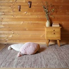 Linge de maison et décoration-Tapis Coton Lhena Brun Rose par Nattiot - 120 x 170 cm - Rose