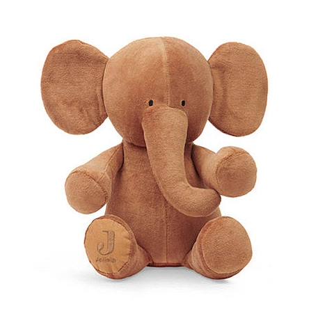 Peluche Elephant Caramel / Marron Jollein - Bébé et enfant MARRON 1 - vertbaudet enfant 