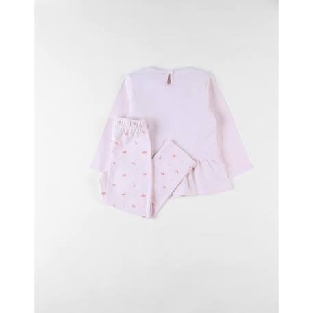 Pyjama 2 pièces libellules en jersey clair ROSE 2 - vertbaudet enfant 