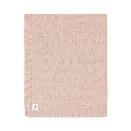 Couverture Berceau 75x100cm Grain knit Rose Sauvage ROSE 4 - vertbaudet enfant 