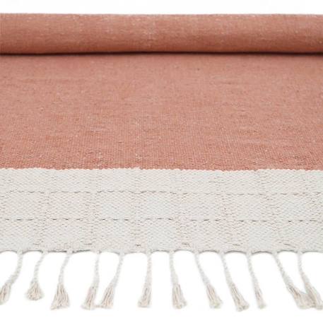 Tapis Coton Lucia Rose Liege par Nattiot - 100 x 150 cm - Rose - 100 x 150 cm ROSE 3 - vertbaudet enfant 