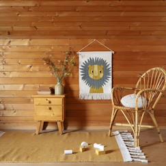 Linge de maison et décoration-Décoration-Tapis-Tapis Coton Lisboa Moutarde par Nattiot - 100 x 150 cm - Moutarde - 100 x 150 cm