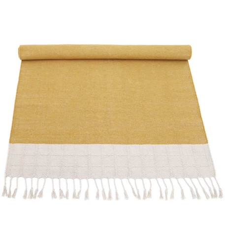 Tapis Coton Lucia Jaune Moutarde par Nattiot - 100 x 150 cm - Moutarde - 100 x 150 cm JAUNE 4 - vertbaudet enfant 