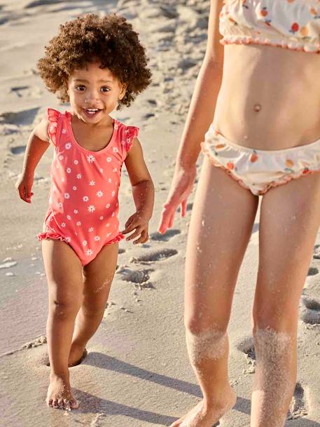 Maillot de bain 1 pièce bébé fille fleurs  - vertbaudet enfant