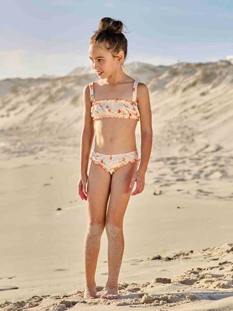 Fille-Maillot de bain-Maillot de bain 2 pièces pêches fille