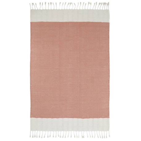 Tapis Coton Lucia Rose Liege par Nattiot - 100 x 150 cm - Rose - 100 x 150 cm ROSE 2 - vertbaudet enfant 