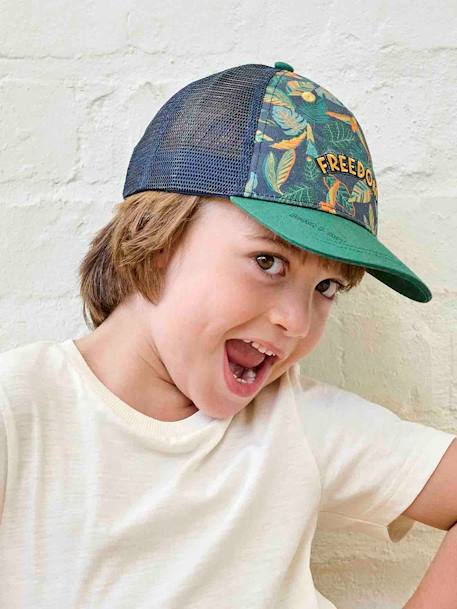 Casquette imprimée jungle garçon  - vertbaudet enfant