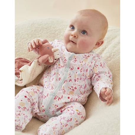 Pyjama 1 pièce girafe en jersey ROSE 1 - vertbaudet enfant 