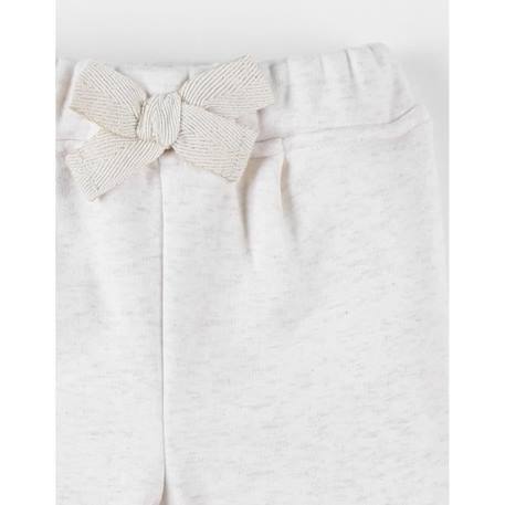 Pantalon confort jogging en sweatoloudoux - beige BEIGE 3 - vertbaudet enfant 