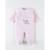 Pyjama 1 pièce oiseau en velours ROSE 1 - vertbaudet enfant 