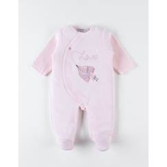 Bébé-Pyjama, surpyjama-Pyjama 1 pièce oiseau en velours