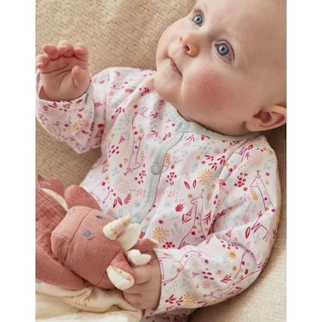 Pyjama 1 pièce girafe en jersey ROSE 2 - vertbaudet enfant 