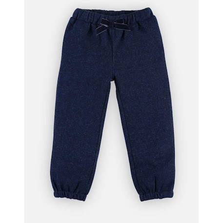 Pantalon confort jogging en molleton BLEU 3 - vertbaudet enfant 