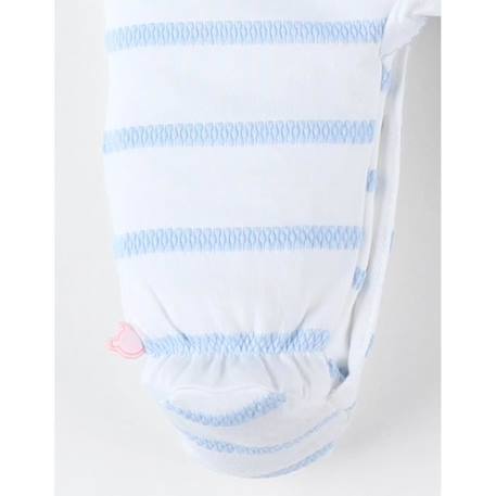 Pyjama 1 pièce rayé en jersey BLEU 4 - vertbaudet enfant 