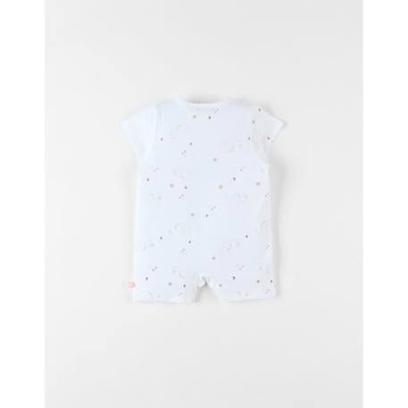 Combishort naissance éléphant en jersey BLANC 2 - vertbaudet enfant 