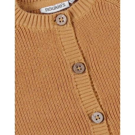 Cardigan en tricot fin ocre JAUNE 3 - vertbaudet enfant 