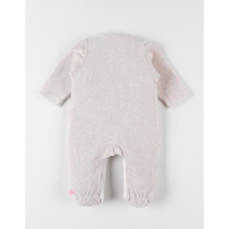 Pyjama 1 pièce en velours BEIGE 2 - vertbaudet enfant 