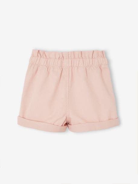 Short taille élastiquée bébé argile+rose pâle+vert céladon 8 - vertbaudet enfant 