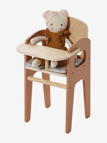 Chaise haute pour poupon en bois FSC® bois 4 - vertbaudet enfant 