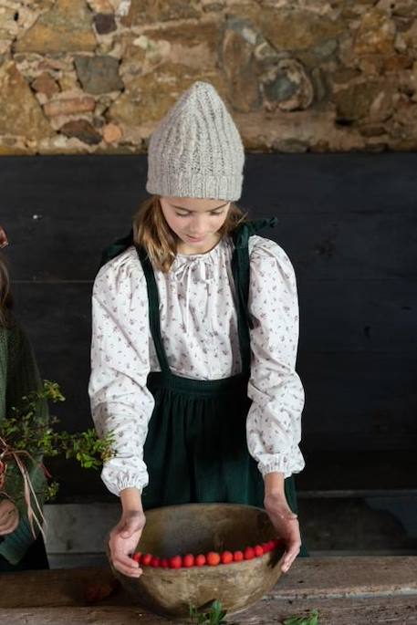 Blouse fille Cavalière BEIGE 4 - vertbaudet enfant 