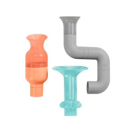 JOUET DE BAIN TUBES Jeux de tuyaux avec accessoires MULTICOLORE 2 - vertbaudet enfant 