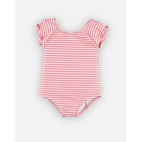 Maillot rayé, ROSE 4 - vertbaudet enfant 