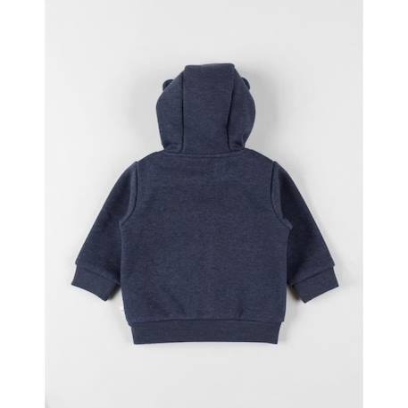 Veste sweat à capuche GRIS 2 - vertbaudet enfant 