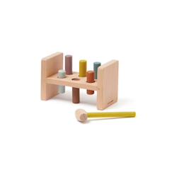Jouet-Banc à marteler en bois Neo - pour enfant à partir de 3 ans - couleur beige - Kids Concept