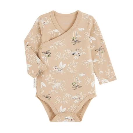 Lot de 2 bodies bébé manches longues Petite Sieste BLANC 3 - vertbaudet enfant 