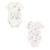 Lot de 2 bodies bébé manches courtes ouverture croisée Bahia ROSE 1 - vertbaudet enfant 