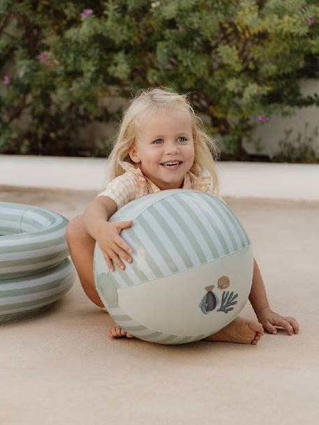 Ballon de plage Ocean Dreams - LITTLE DUTCH bleu+rose+vert d'eau 8 - vertbaudet enfant 